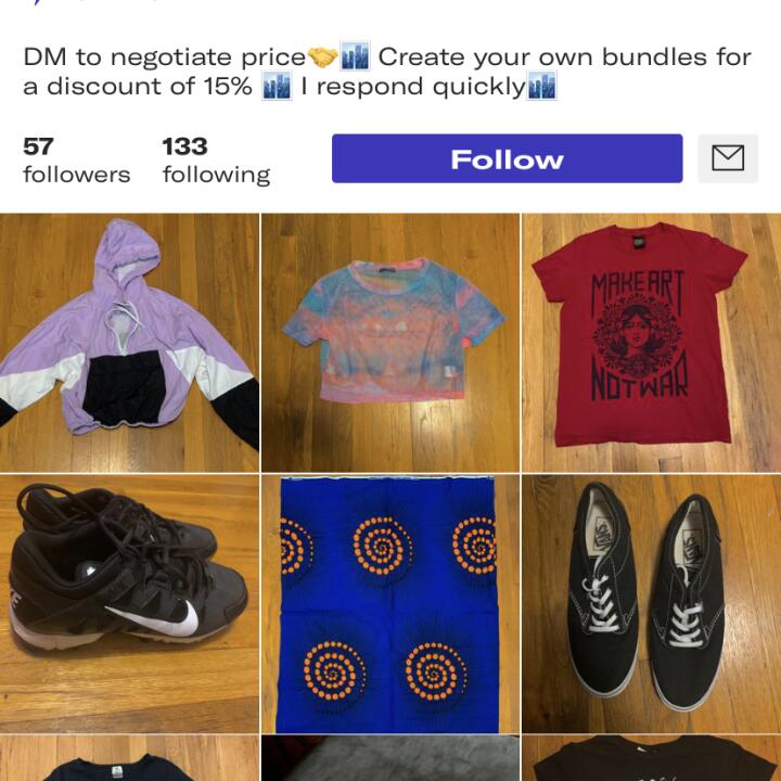 Depop 1 star review on 9th July 2020
