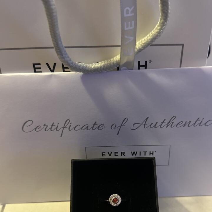 EverWith Memorial Jewellery 5 star review on 1st April 2024