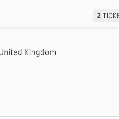 Viagogo 1 star review on 21st August 2020