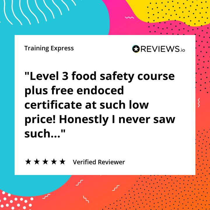 Training Express 5 star review on 23rd December 2021