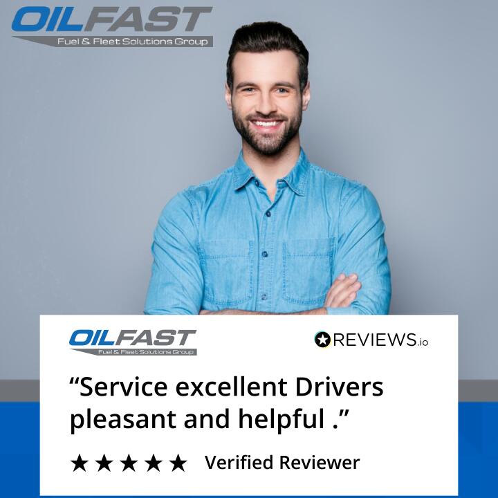 Oilfast 5 star review on 31st August 2020