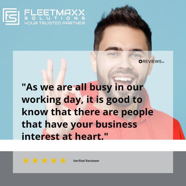 Fleetmaxx Solutions 5 star review on 2nd May 2024