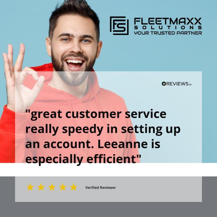 Fleetmaxx Solutions 5 star review on 19th July 2023