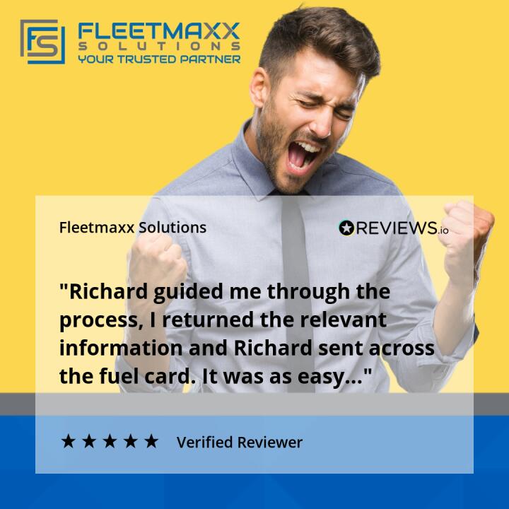 Fleetmaxx Solutions 5 star review on 10th May 2022