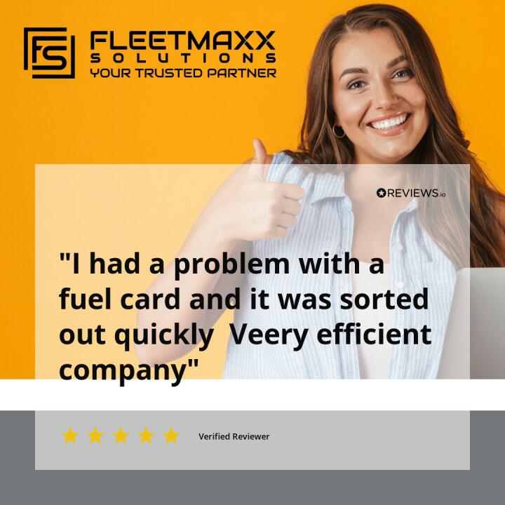 Fleetmaxx Solutions 5 star review on 17th April 2024