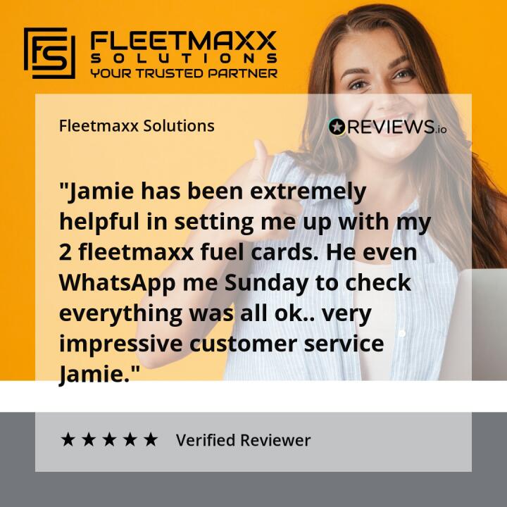 Fleetmaxx Solutions 5 star review on 7th February 2023
