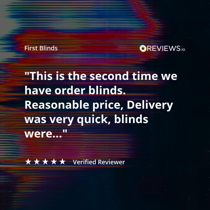 First Blinds 5 star review on 5th May 2022