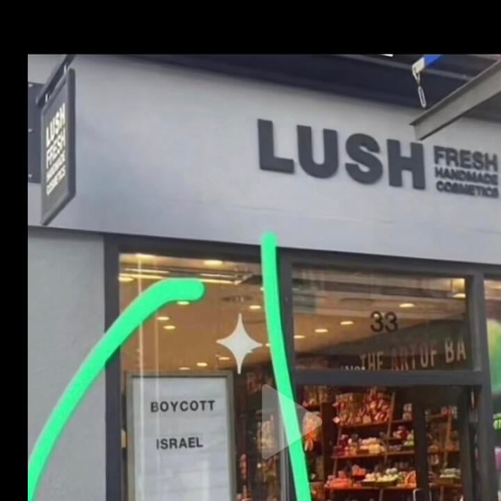 LUSH Cosmetics 1 star review on 11th October 2023