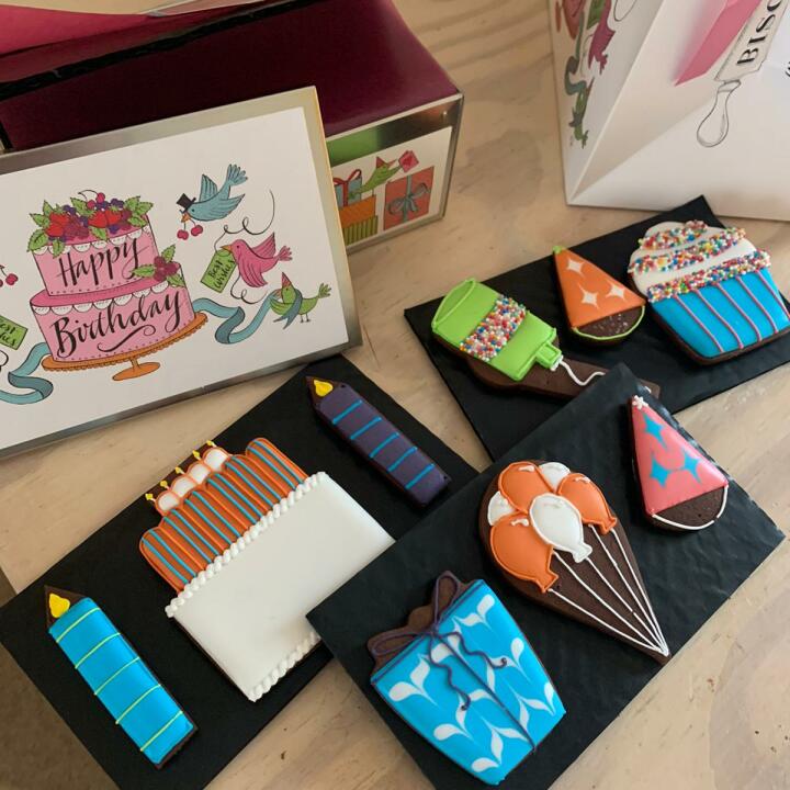 Biscuiteers 5 star review on 1st April 2021