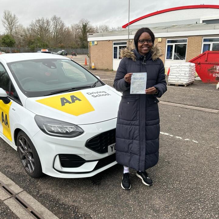 The AA Driving School 5 star review on 19th February 2024