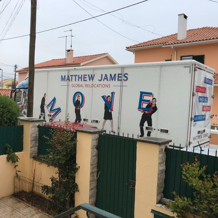 Matthew James Global Relocations Ltd 5 star review on 25th June 2019