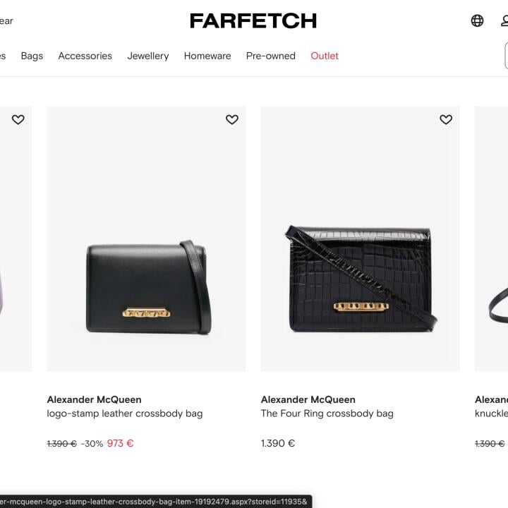 Farfetch 1 star review on 2nd April 2024
