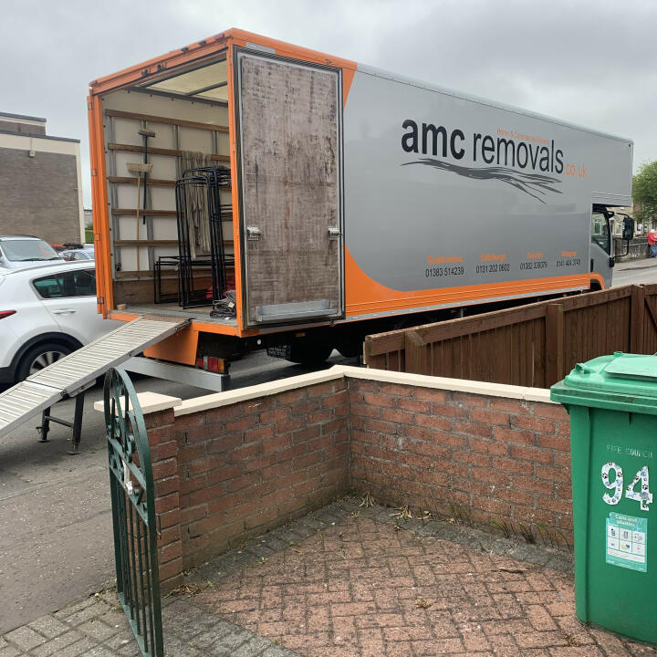 AMC Removals 5 star review on 24th May 2023