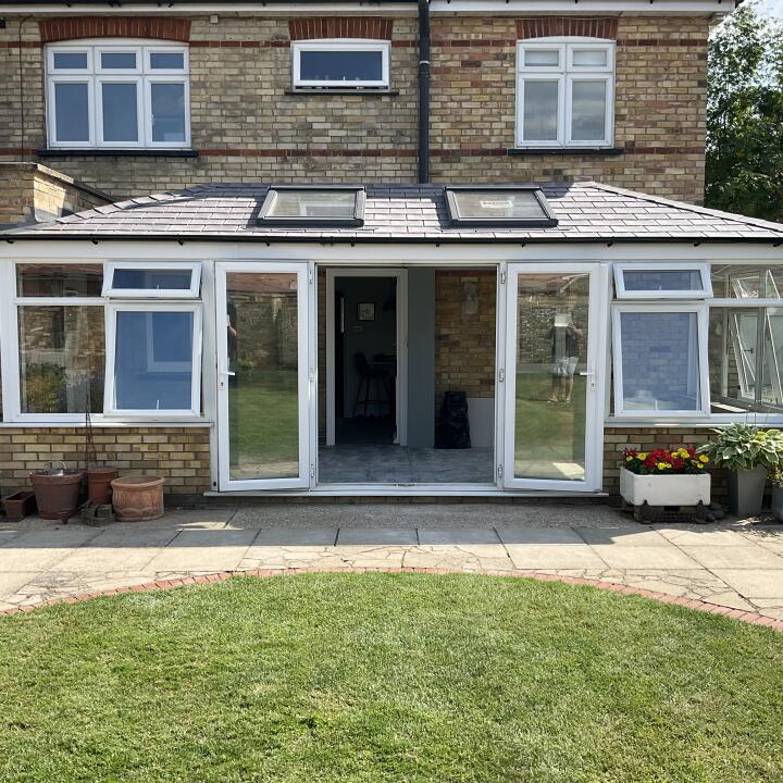 Oakdene Solid Conservatory Roofs 5 star review on 3rd August 2023