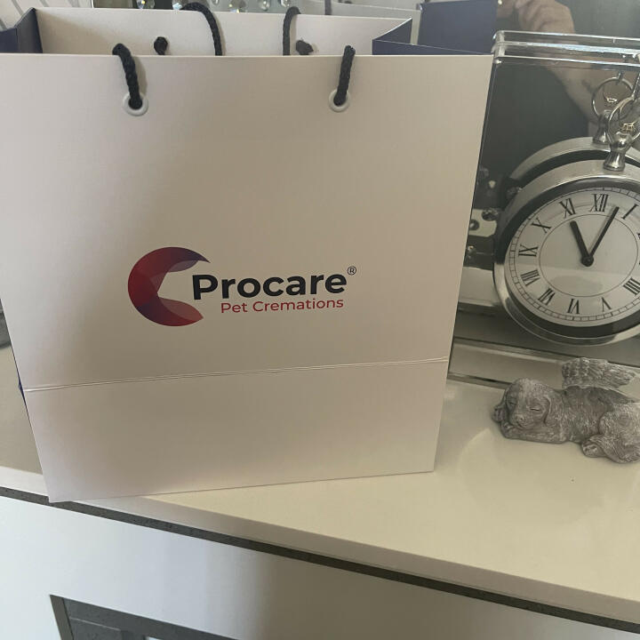 Procare Pet Cremations 5 star review on 14th June 2023