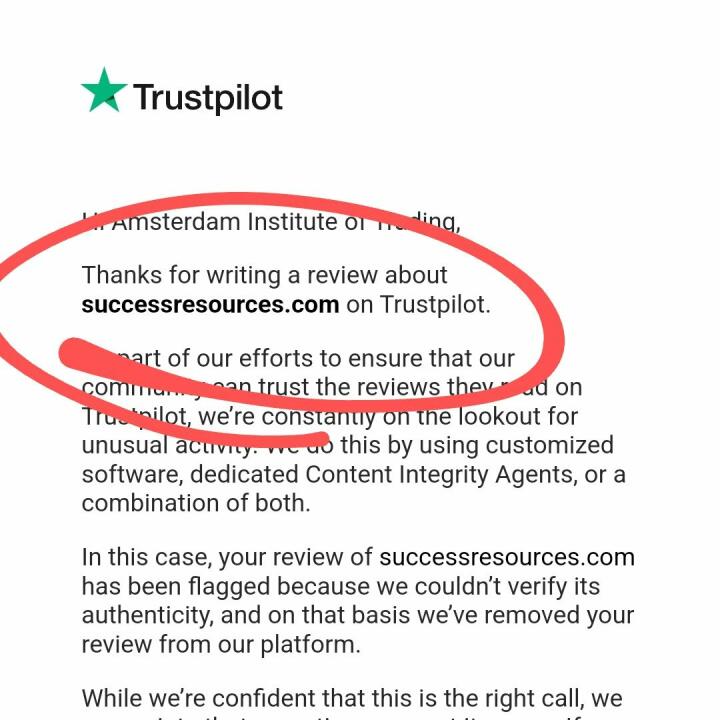 Trustpilot 1 star review on 6th March 2024