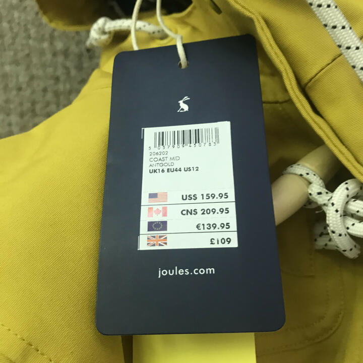 Joules 1 star review on 16th June 2021