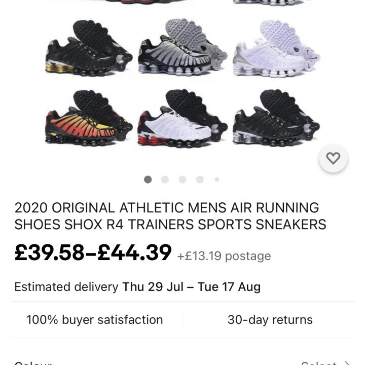 Ebay 1 star review on 6th July 2021