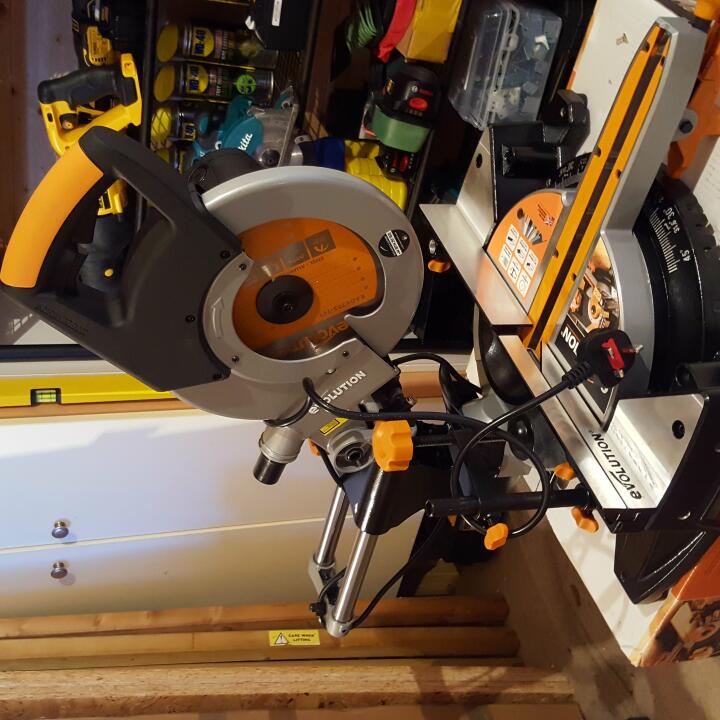 Evolution Power Tools 5 star review on 20th September 2016