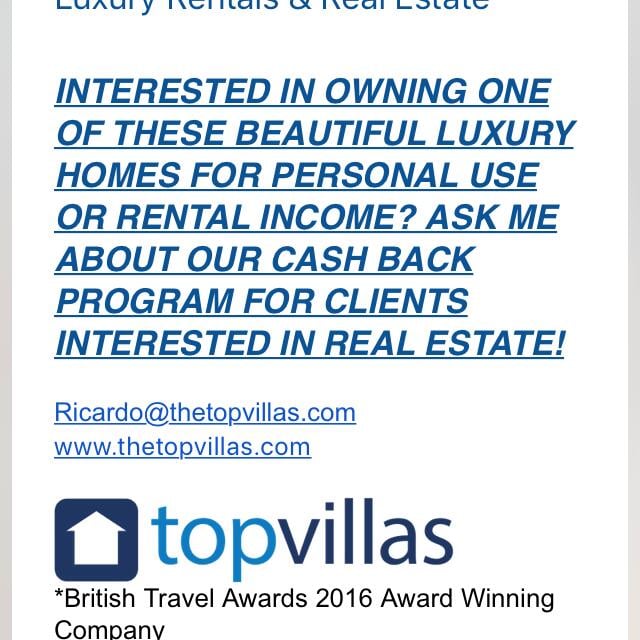 Top Villas 1 star review on 10th January 2018