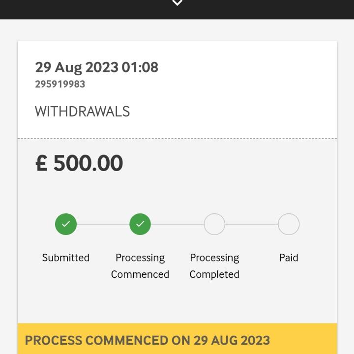 Betway 1 star review on 5th September 2023