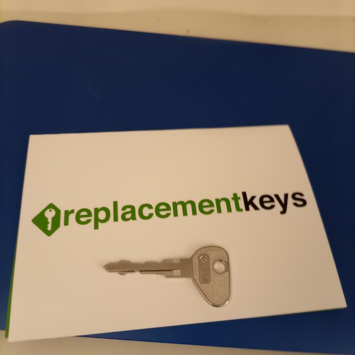 Replacement Keys Ltd 5 star review on 21st February 2022