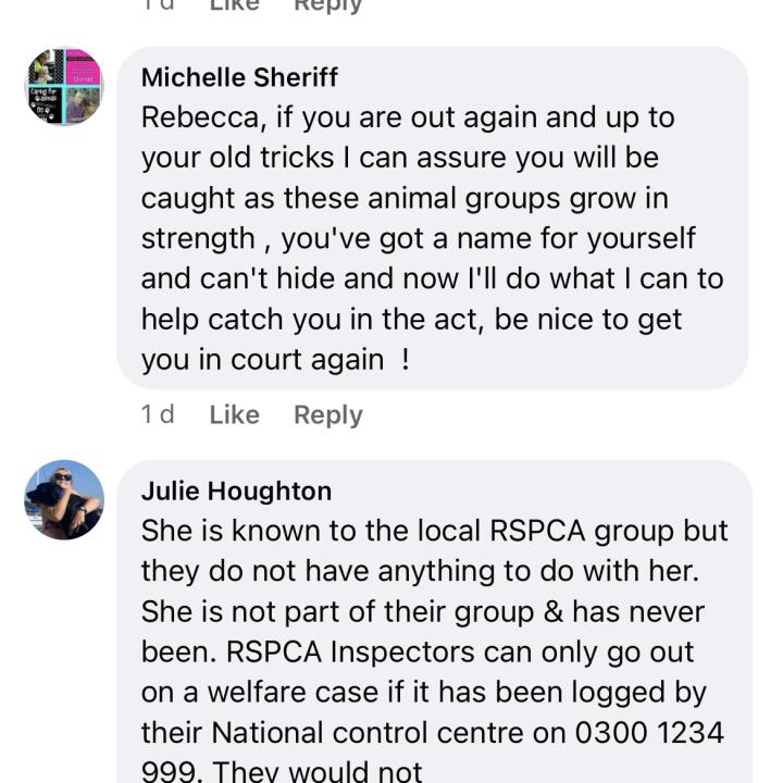RSPCA 1 star review on 23rd August 2022