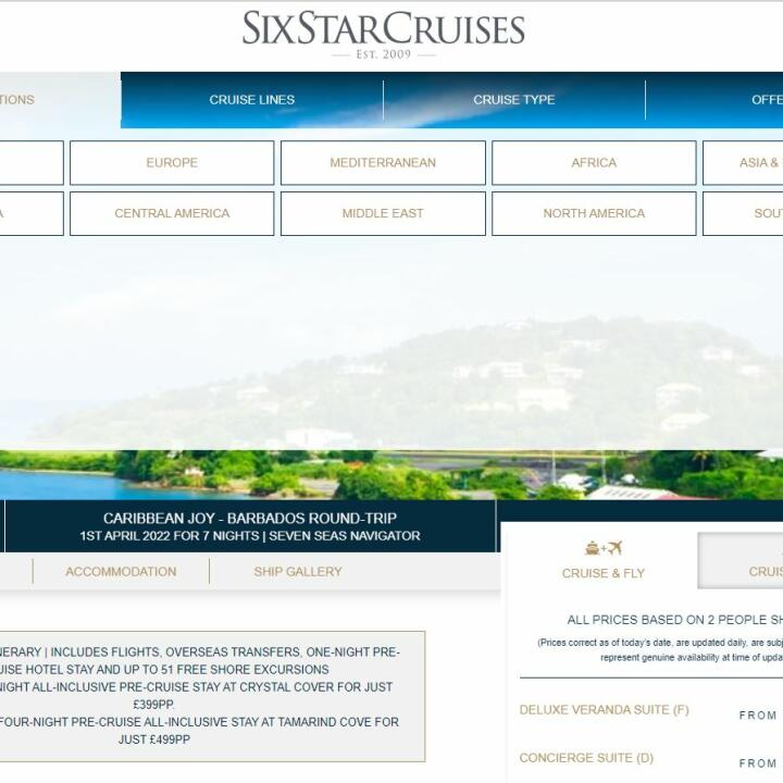 Six Star Cruises 5 star review on 24th March 2021