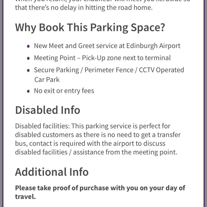 Looking4Parking   Airport Parking 1 star review on 30th May 2022