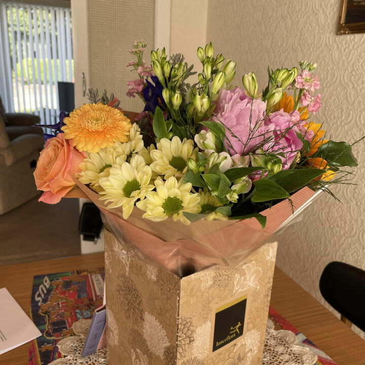 Interflora UK 5 star review on 21st July 2023
