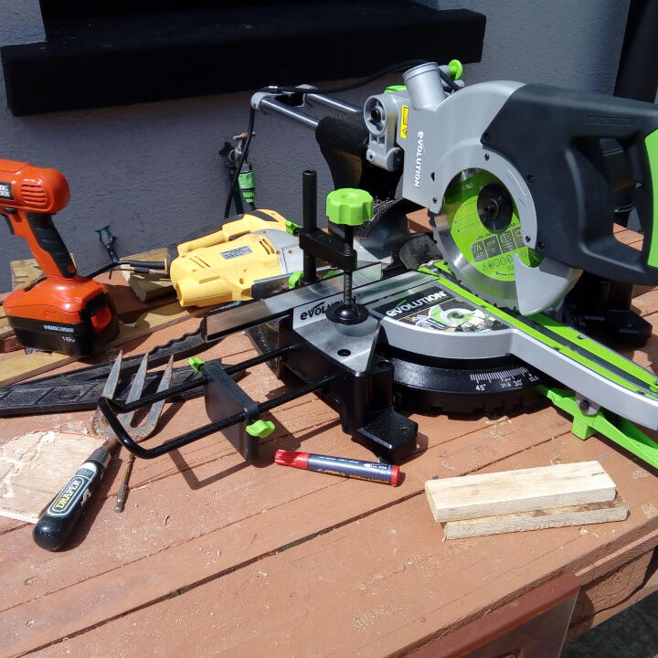Evolution Power Tools 5 star review on 24th July 2018
