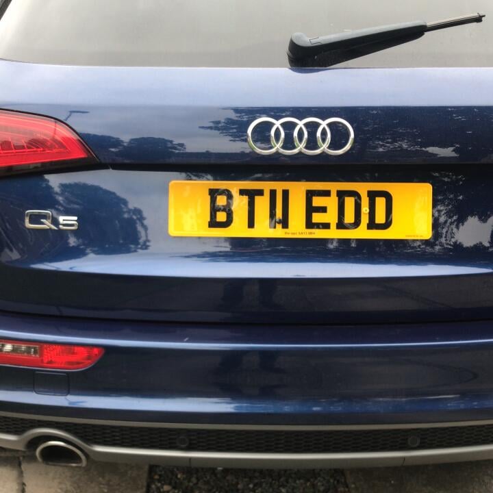 The Private Plate Company 5 star review on 19th October 2021