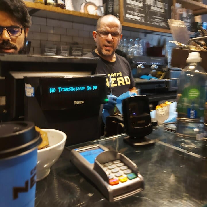 Caffè Nero 1 star review on 15th October 2022