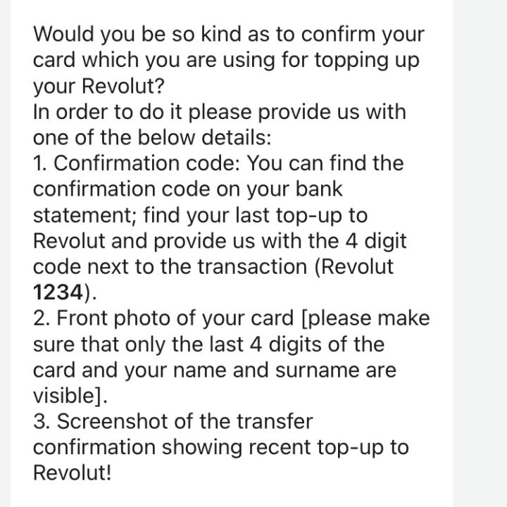 Revolut 1 star review on 6th May 2021