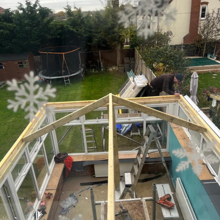 Oakdene Solid Conservatory Roofs 5 star review on 17th December 2023