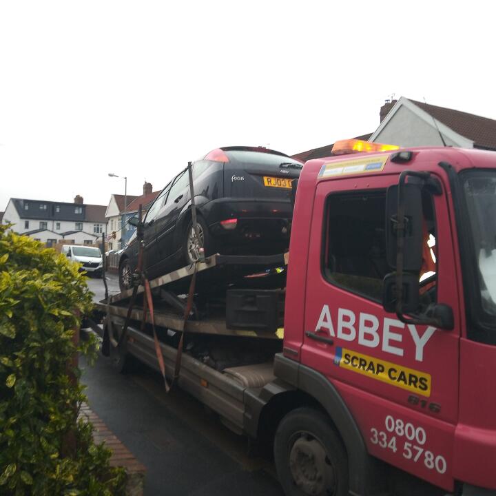 Abbey Scrap Cars 5 star review on 23rd December 2021