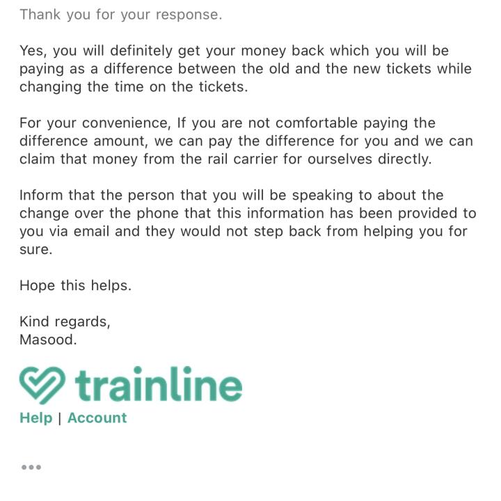 Trainline 1 star review on 20th June 2023