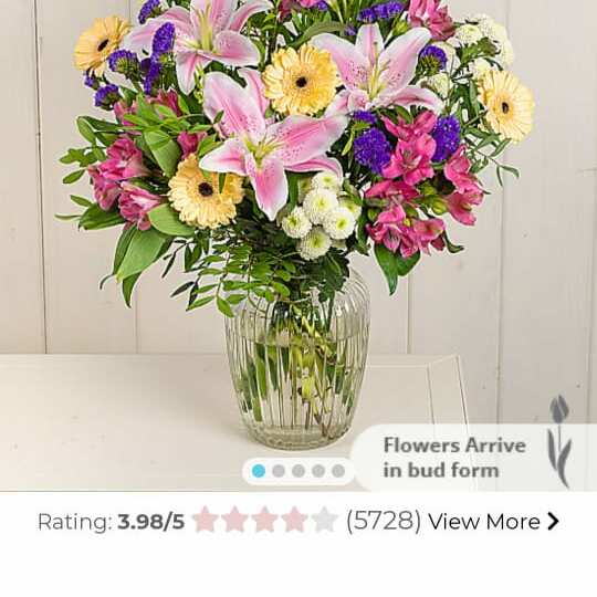 Serenata Flowers 1 star review on 30th April 2022