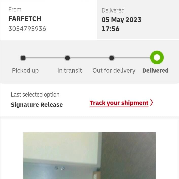 Farfetch 1 star review on 18th May 2023
