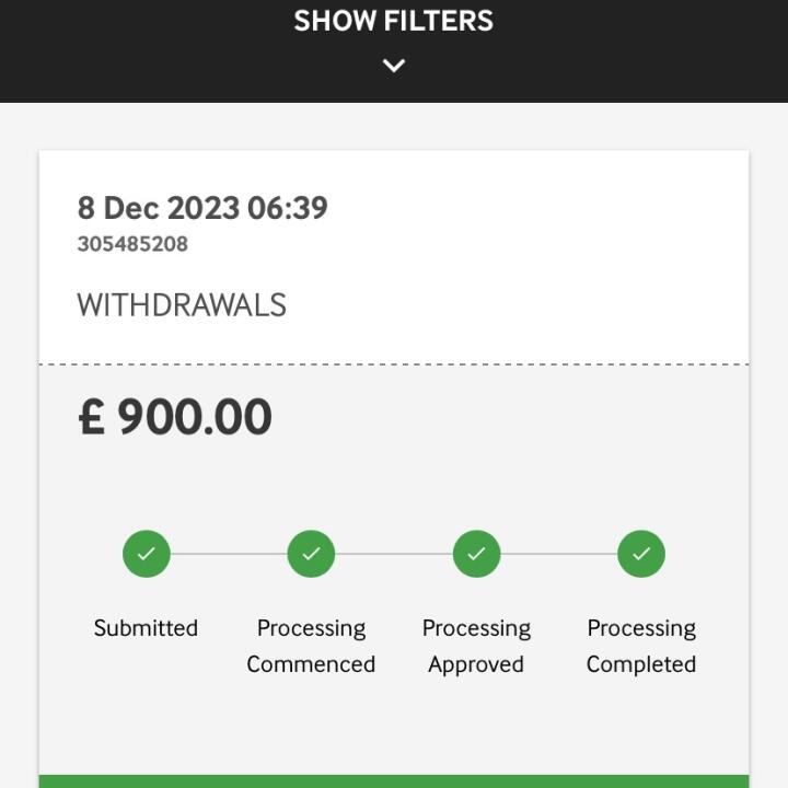 Betway 5 star review on 10th December 2023