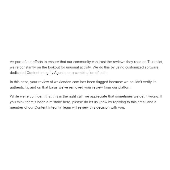 Trustpilot 1 star review on 19th March 2024