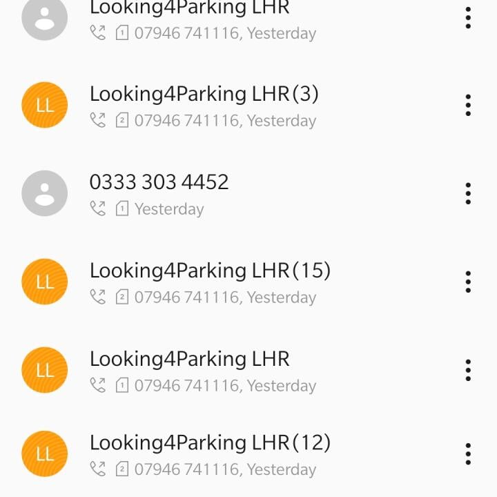 Looking4Parking   Airport Parking 1 star review on 4th March 2022