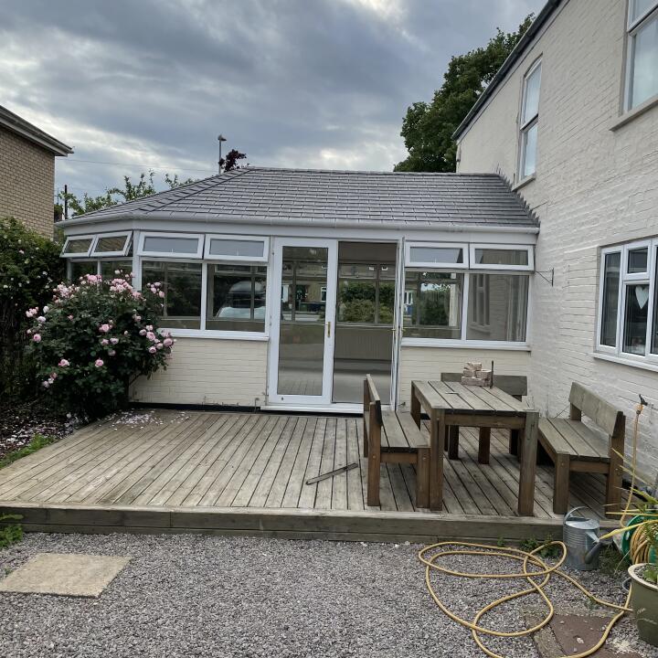 Oakdene Solid Conservatory Roofs 5 star review on 5th July 2022