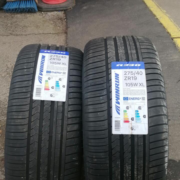 Tyre Savings 5 star review on 12th January 2023