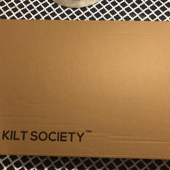 Kilt Society 5 star review on 16th January 2019