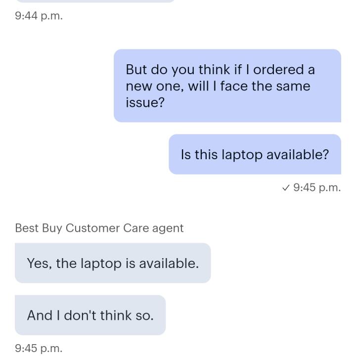 Best Buy 1 star review on 5th December 2022