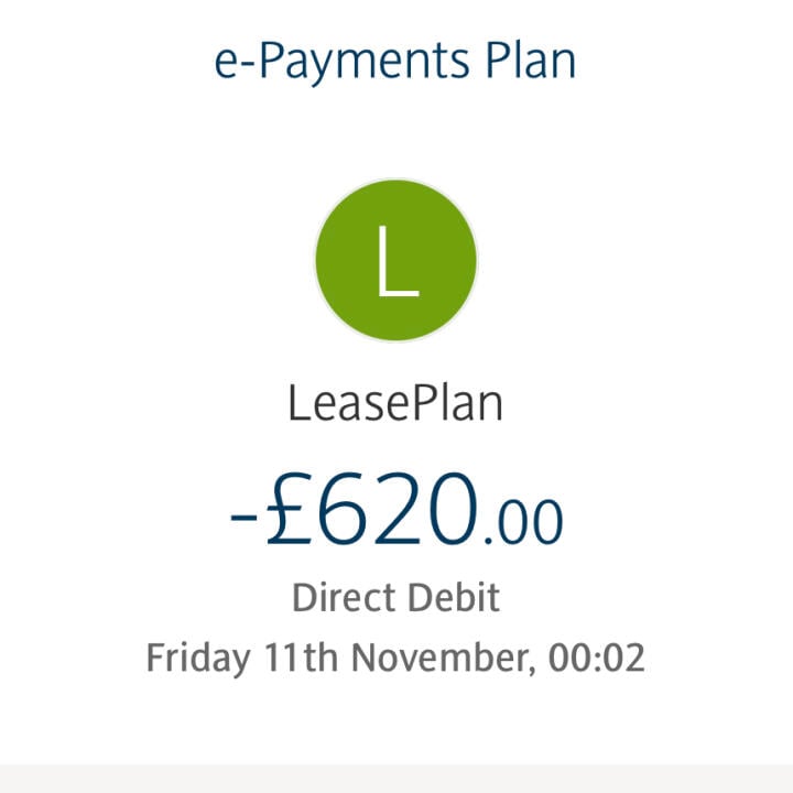 leaseplan 1 star review on 11th November 2022