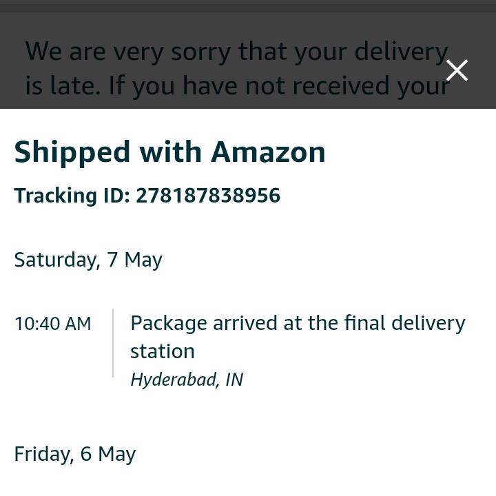Amazon India 1 star review on 7th May 2022