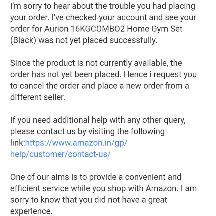 Amazon India 1 star review on 27th July 2020
