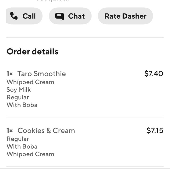 DoorDash 1 star review on 12th March 2024